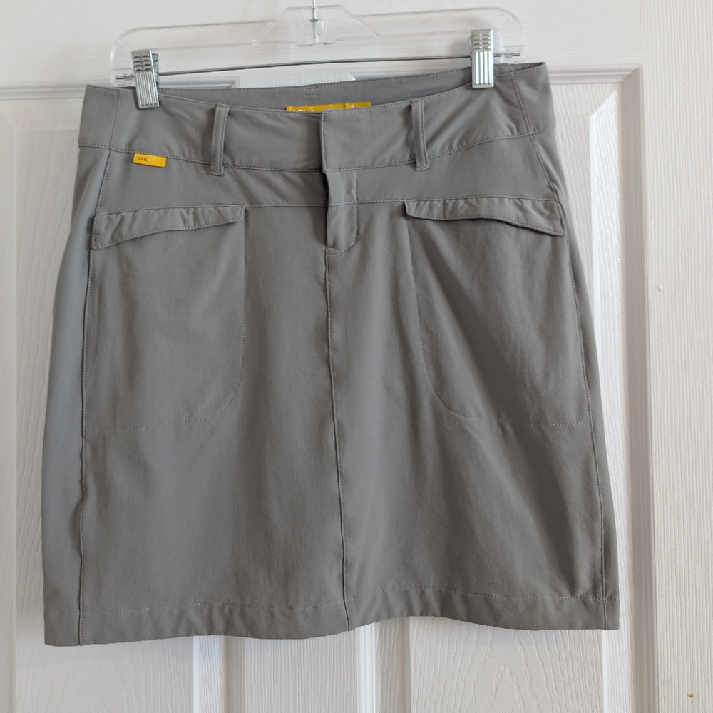 Lole Skirt Quick Dry Activewear  Hiking Sport  Gray  Size 4
